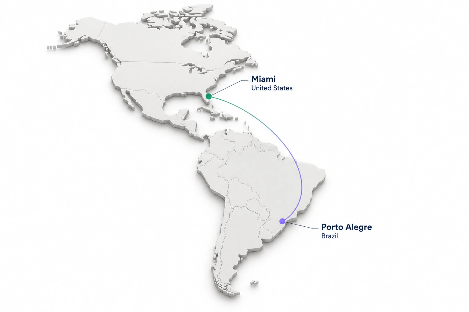 Supria offices in Miami, United States, and Porto Alegre, Brazil.
