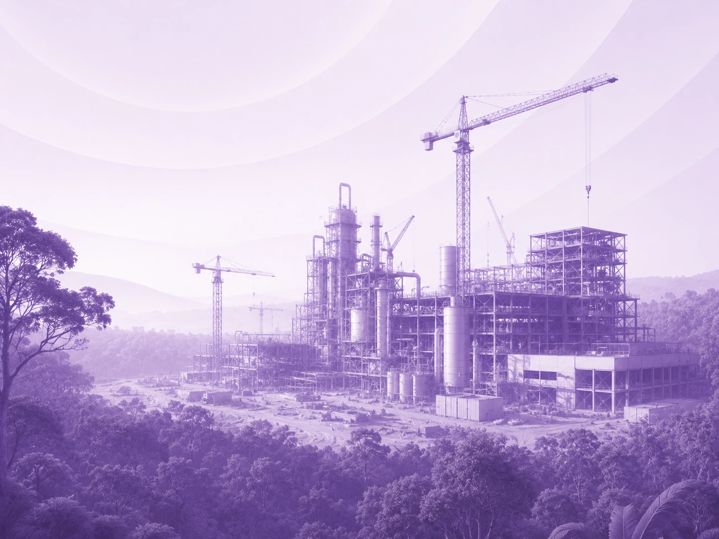 Industrial construction representing Arauco